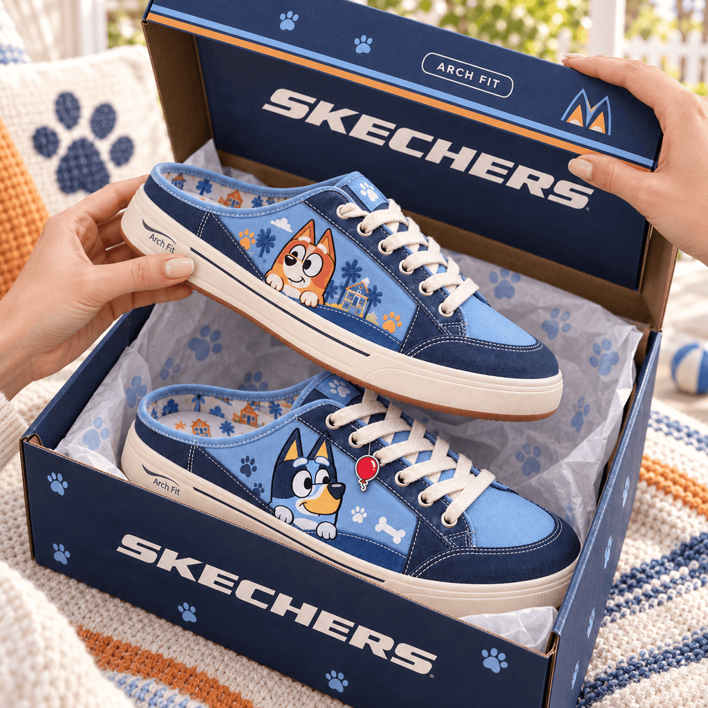 PREMIUM BLU Canvas Sneaker Mule HQH
